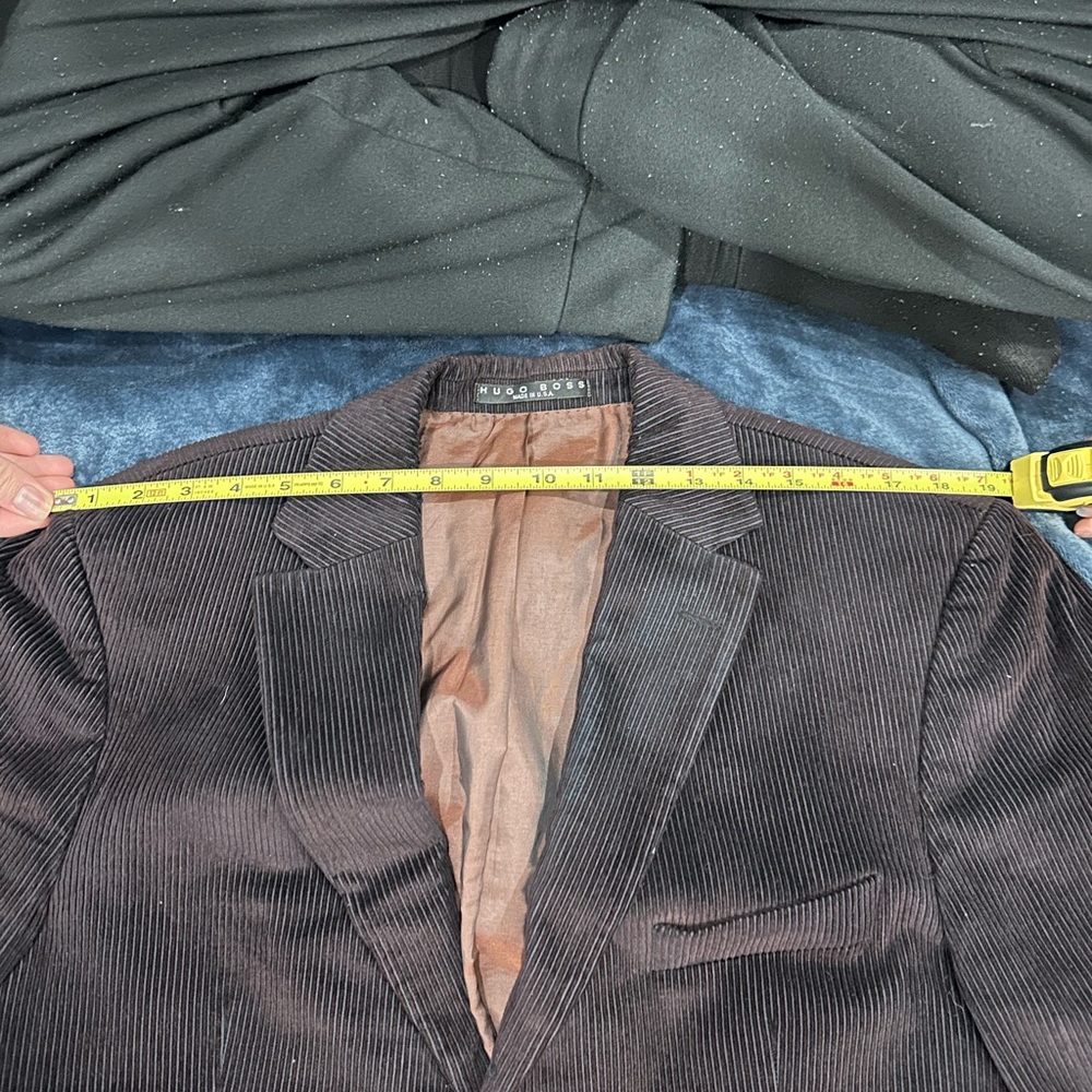 Hugo Boss Dark Brown Corduroy Blazer - Picture 3 of 9